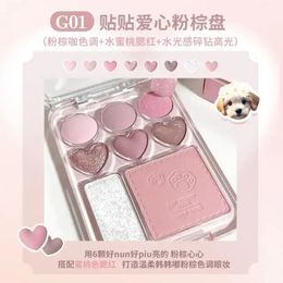 GOGO TALES Eyeshadow Palette Long-lasting Easy Color Matte Pearl Blush Highlight Natural Nude Makeup Pressed Glitter Eyeshadow 240524