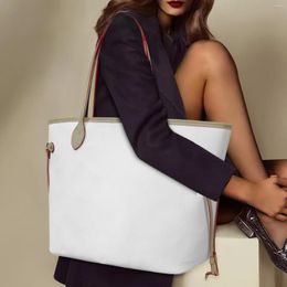 Duffel Bags Women Tote Bag Custom Pattern PU Leather Fabric Ladies Handbags Casual Elegance Shoulder Add Your Po Factory Direct