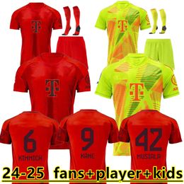 24 25 soccer jersey SANE 2024 football shirt GORETZKA GNABRY camisa de futebol men kids kits KIMMICH fans player 50th Bayern Oktoberfest Kit Neuer KANE TEL Munich 8888