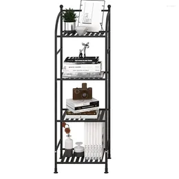 Hooks 4 Tier Bathroom Storage Open Shelf Unit Rack Free-Standing Metal Corner Shelving For Kitchen Livin