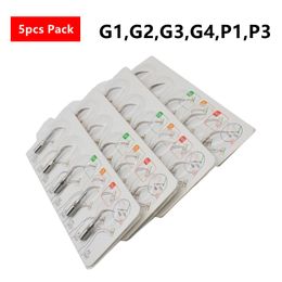 5pcs G1,G2,G3,G4,P1,P3 Dental Scaler Tips Fit EMS Woodpecker Ultrasonic Scaler Handpiece Dental Ultrasonic Scaler Scaling Tip