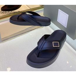 Tom Fords BOTTEGA designer D men sandal GOOYA double-layer slippers flat beach shoes outdoor travel slip bag C5 sandal slipper