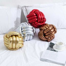 Cushion/Decorative Pillow Home Christmas Knot Soft and Comfortable Nordic Bedroom Plush Sitting Room Decoration Bay Window Mat Q240523