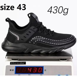 Steel Toe Safety Shoes Lightweight Men Work Safety Boots Anti-puncture Work Boots Man Anti-smash Industrial Shoes Big Size 49 50