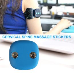 Portable Smart Neck Cervical Spine Massager USB Rechargeable Back Waist Shoulder Muscle Relax Pain Relief Therapy Massage Patch