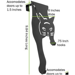 Neuheit Gegenstände Katze über den Türhaken zum Aufhängen von Drop Lieferung Hausgarten Dekor DHN2H