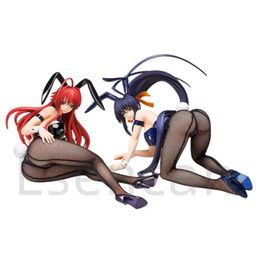 Action Toy Figures High School DxD Rias Gremory Himejima Akeno B-style Girl 1/4 Bunny Ver Anime PVC Action Figure Toy Game Collectible Model Doll T240521