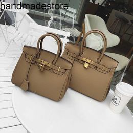 2024 platinum Handmade Handbag Bag Womens Fashion Trend Litchi Pattern Bag Handbag Leisure Versatile One Shoulder Crossbody Bag