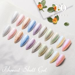 Mtssii 6ml Thread Shell Gel Nail Polish Pearl Soak Off Primer For UV Nails Gel Varnish Semi Permanent Nail Polish Gellak Gel