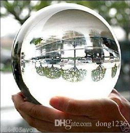 100mmStand Asian Rare Natural Quartz Clear Magic Crystal Healing Ball Sphere4019241