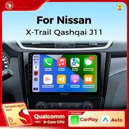 Car DVD Radio for Nissan X-Trail 3 T32 Qashqai J11 2 2014-2020 Carplay Android Auto Qualcomm Car Stereo Multimedia Player DSP