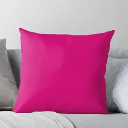 Pillow Pink Fuchsia Solid Color Decor Throw Christmas Covers For S Decorative Pillowcase