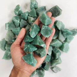 Natural Green Aventurine Crystal Quartz Raw Rough Tangling Jade Mineral Healing Crystals Gem Specimens Collectible Home Decor