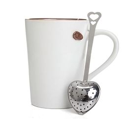 Stainless Steel Tea Infuser Kitchen Tool Love Heart Shape Style Teaspoon Strainer Spoon Tea Tools Herbal Ball Loose Leaf Filter wi6962682