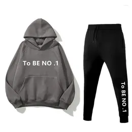 Men's Tracksuits 2024 Fashion Casual Shirt Hoodie Set Spring And Autumn Women's Sports Wear Pants