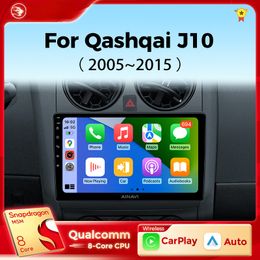 Car Dvd Radio Android Auto Radio Carplay for Nissan Qashqai J10 Rogue 2005-2015 Car Radio Multimedia Player WIFI 4G DSP 2 Din