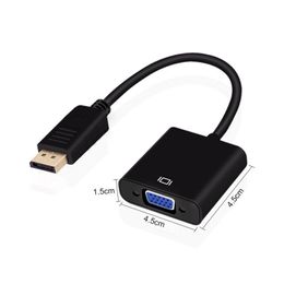 Tablet Pc Cables Connexions Displayport Display Port Dp To Vga Adapter Male Female Converter For Computer Laptop Hdtv Monitor Project Ot9Xj