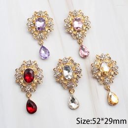 Brooches Droplet Crystal Brooch Women's Wedding Party Jewelry Decoration Elegant Dress Accessories