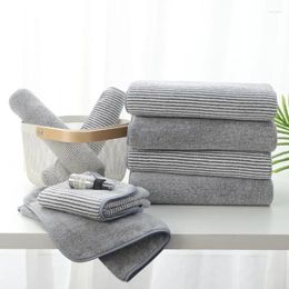 Towel Thickened Bath Bamboo Charcoal Fiber Antibacterial And Lint-free Large Absorbent Household Adult