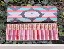 12 Colors Lip Gloss Makeup Matte Liquid Lipstick MultiColor Lipgloss Cosmetic Set2838698