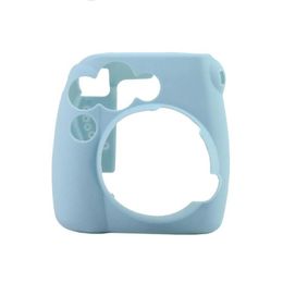 5 Colours Cute Camera Case Soft Silicone Camera Bag For Fujifilm Instax Mini 8 Mini 9 Portable Camera Protective