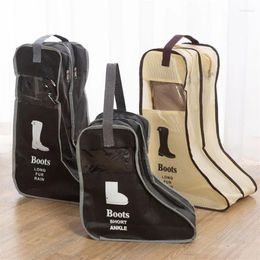 Storage Bags Fashion Portable High Heel Shoes Organiser Long Driving Rain Boots Dustproof Travel Shoe Cover Zipper Pouches