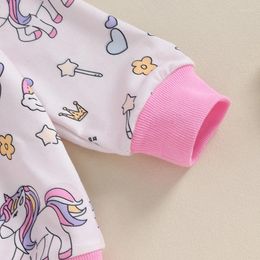 Clothing Sets Baby Girl Clothes Set 3Pcs Long Sleeve Sweatshirt Pants Headband Outfit Infant Toddler Fall Winter