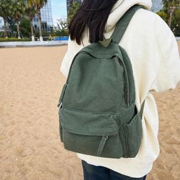 Backpack Women Men Large High School Student Bagpack Japanese Canvas Laptop Backpacks For Teenagers 2024 Travel Book Bag
