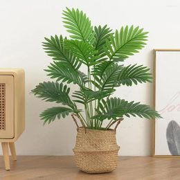 Decorative Flowers Maintenance-free Artificial Plant Realistic Fern Plants For Home Office Decor 18 Head Faux Greenery Centrepiece