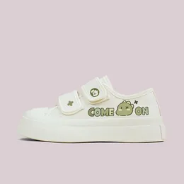 Casual Shoes Japanese Cute Lolita White Women's Thick Sole Versatile Single Student Round Head Canvas