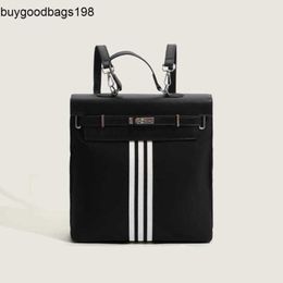 KY Backpack Bags Kelis Designer Bag Korean Niche Design Striped Nylon Oxford Cloth with Large Capacity Single Shoulder for Womens Highend Feel Vt0a rj