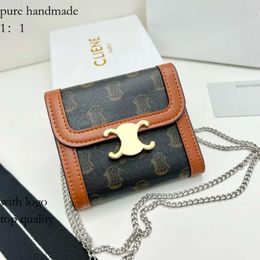 Celiene Bag Dhgate Triomphes Bags Women Luxury Cardholder Ava Designer Wallet Id Card Coin Purses Cowhide Leatherkey Pouch Holders 103