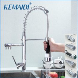 Kitchen Faucets KEMAIDI Removable Gourmet For Sink Mixer Tap 360 Degree Rotation