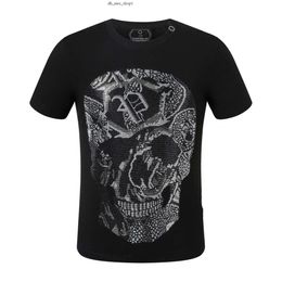 PLEIN BEAR t shirt NEW Plein T-Shirt Skulls Short-Sleeved Tees PP Killer Teddy Bear Tops Beach Summer Style Mens Black Pattern Party T-Shirtt pleinxplein shirt 859