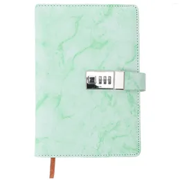 Password Notebook Notebooks Accessory Supply Household Delicate Diary Write Multi-function Lock Portable Book