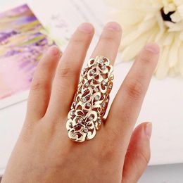 Cluster Rings Arrival Finger For Party Women Hollow Out Flower Design Vintage Ring Anel Jewelry Love Anillos Wedding