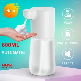 Liquid Soap Dispenser 2000mAh USB Charging Automatic Induction Foam 350ML Smart Infrared Touchless Hand Washer For Kitchen Bathroom