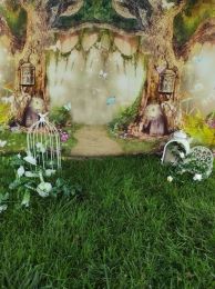 Mehofond Photography Background Spring Fairy Forest Glitter Butterfly Child Kids Birthday Party Decorate Backdrop Photo Studio