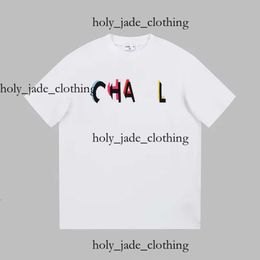 chan shirt designer t shirt chanells vest Summer New Designer Shirts Embroidery Loose Men's Casual tshirt Couple Clothing Top Luxury channel Mens Polo Shirt 874