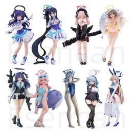 Action Toy Figures Blue Archive Takanashi Hoshino Koh Koharu Hayase Yuka Asuka Toki Bunny girl figure PVC Collection Adult Model Doll Toys Gifts T240521