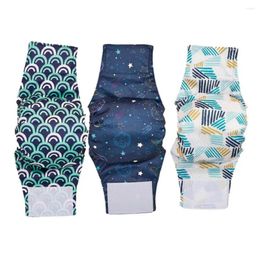 Dog Apparel Female Diapers Washable Reusable Set Menstrual Pants Male Cloth Diaper Adjustable Underwear For Dogs