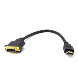 HDMI-compatible To Dvi24 +5 Adapter DVI Female To HDMI-compatible Male Display/Graphics Card Converter Two-Way Transmission