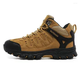 Fitness Shoes Large Size 47 Hiking Boots Men Outdoor Breathable Trekking Mountain Climbing Military