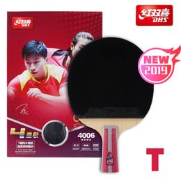 original DHS Table Tennis Racket 4002 4006 T4002 T4006 Ping Pong Paddle Table Tennis Racquets indoo sports Raquete