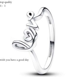 Pandoras Ring Plating 925 Silver Designer Jewellery New Sparkling Love Fairy Gold Ring Couple Ring Gift 415