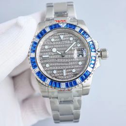Neue Luxus -Männer Watch Automatic Mechanical Ceramic Watch Sapphire Luminous Dial 42mm 904L Alle Edelstahlschwimm- und klassischen Uhren -Slip -Button -Uhren