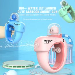 Cartoon water gun childrens toy press spray gun water gun summer outdoor game spray gun beach shower toy childrens gift 240516