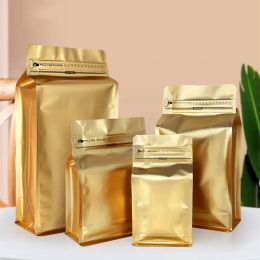 wholesale Coffee Beans Aluminium Foil Packaging Bag with Air Valve Sealed Fooding Packaging Storage LL