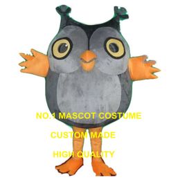 grey owl mascot custom adult size cartoon character carnival costume 3349 Mascot Costumes