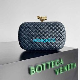 Stylish Bag Women's BottegavVenet Bag Knot Minaudiere Clutch Foulard Intreccio leather Metallic Knot Clasp Closure with logo WLSG